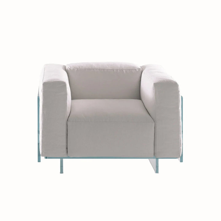 Crystal Lounge Sofa Sofa Glas Italia   