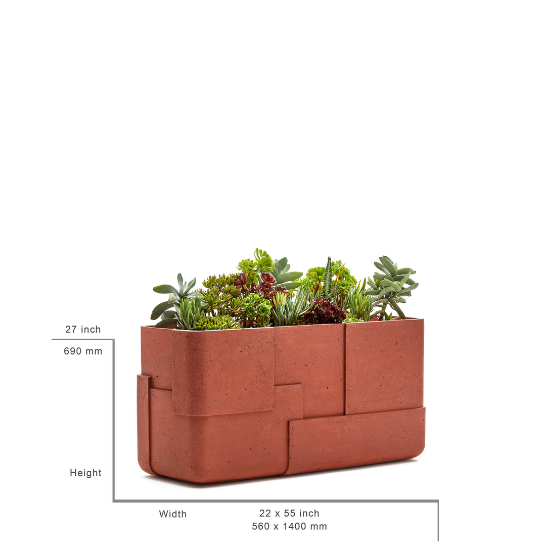 Aarde Planter - Trough Outdoor Planters Indigenus