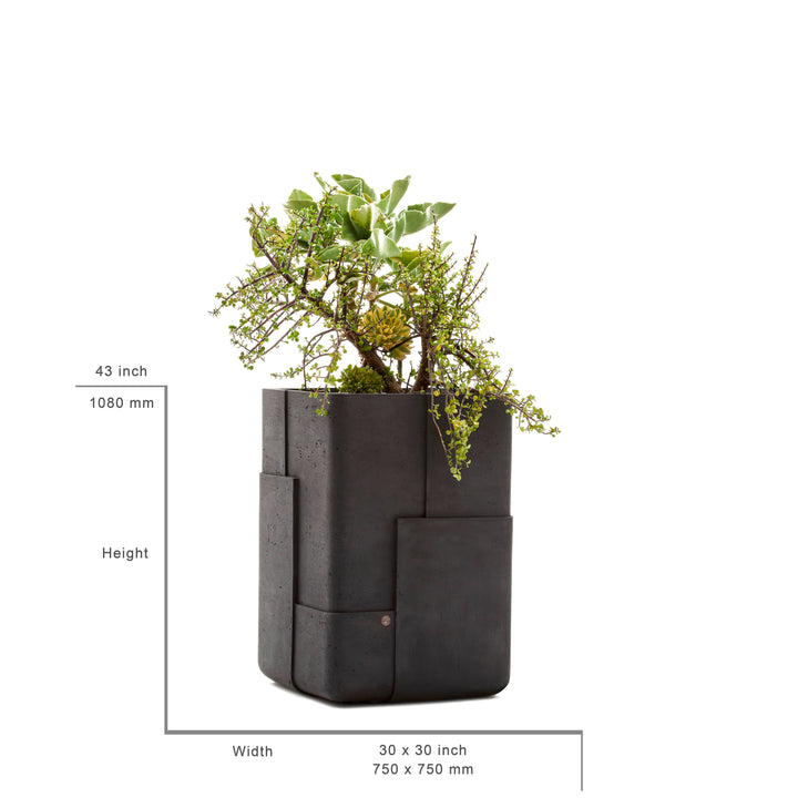 Aarde Planter – Tall Outdoor Planters Indigenus