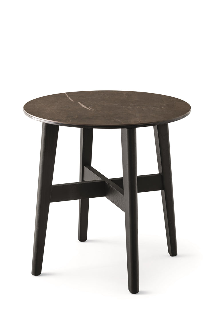 Abrey End Table End Table Calligaris Ceramic - Bronze Ash - Smoke