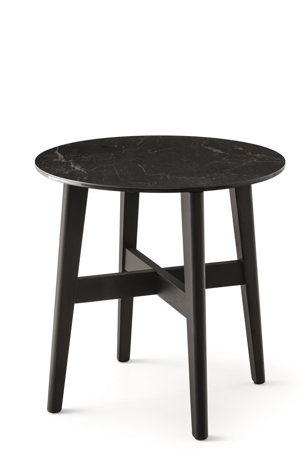 Abrey End Table End Table Calligaris Ceramic - Calacatta Black Marble Ash - Smoke