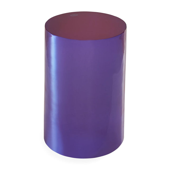 Acrylic Cylinder Table Jonathan Adler 14.5" H