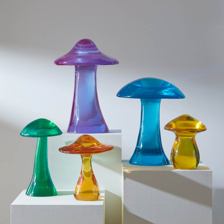 Purple Acrylic Mushroom Objet Jonathan Adler