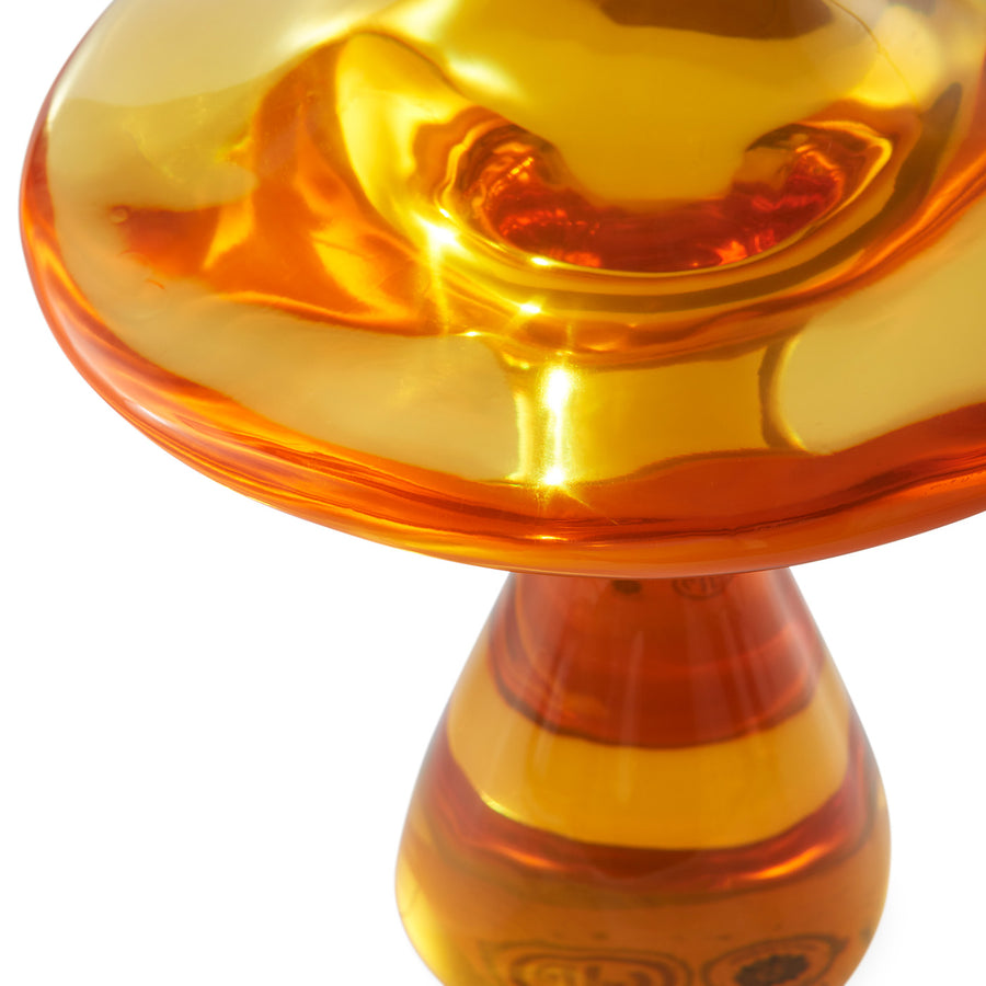 Orange Acrylic Mushroom Objet Jonathan Adler