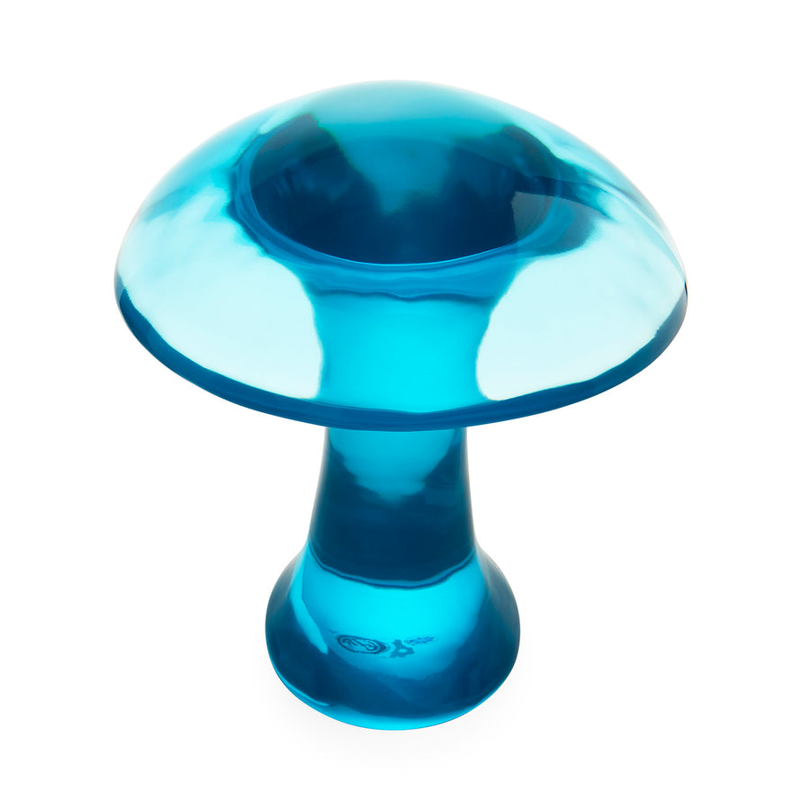 Turquoise Acrylic Mushroom Objet Jonathan Adler