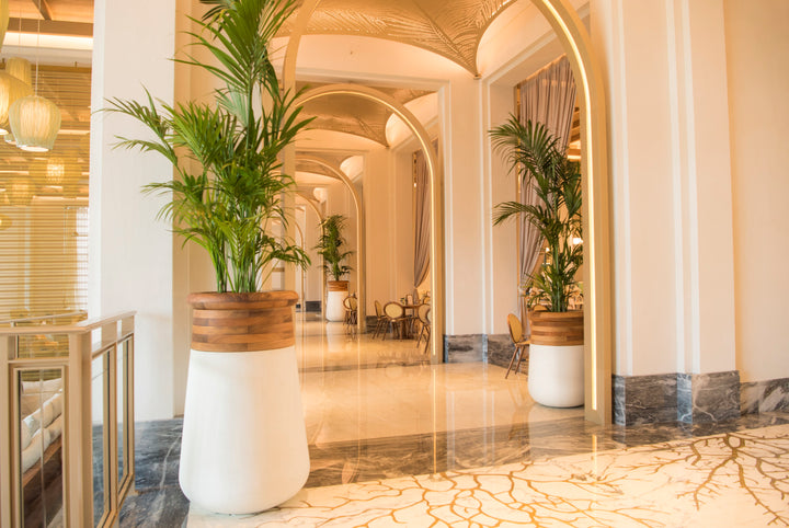 Soma Wood Planter – Tall Outdoor Planters Indigenus