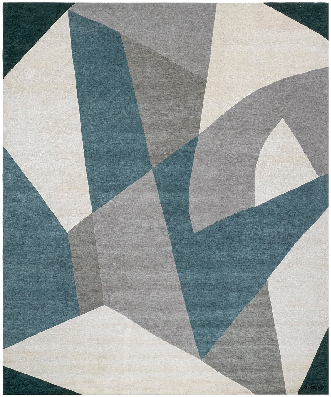 Riflessi Rug Rugs Amini 300 × 400 cm Acqua