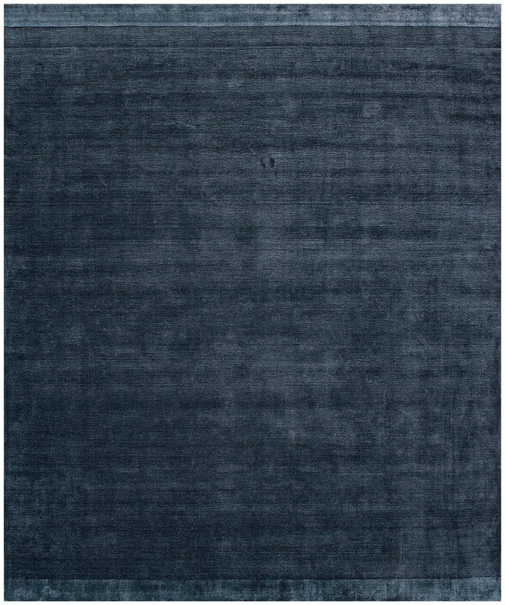 Wool & Silk Rug Rugs Amini 300 × 400 cm Grey navy