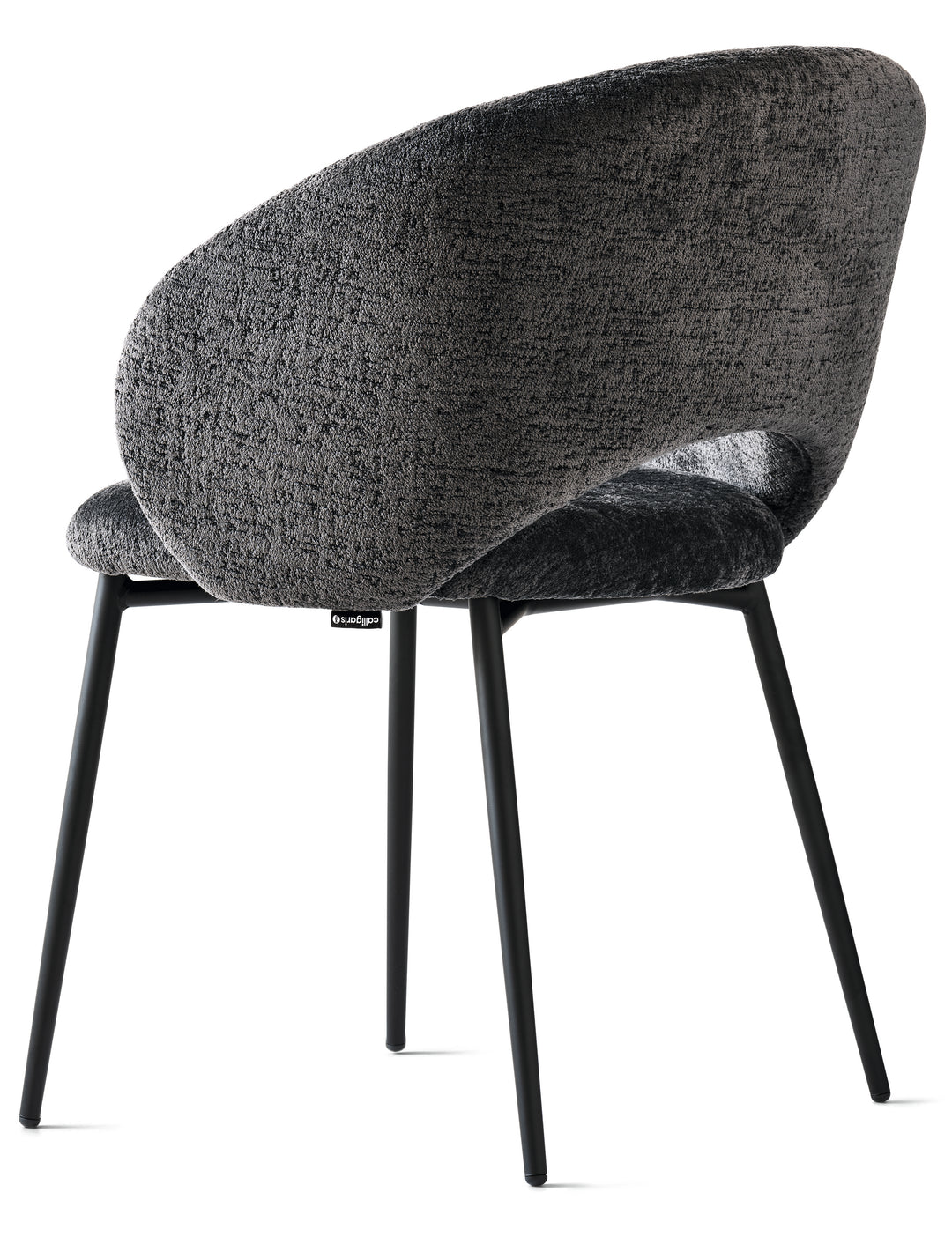 Anime Chair Matt Black Anthracite Grey  Calligaris   