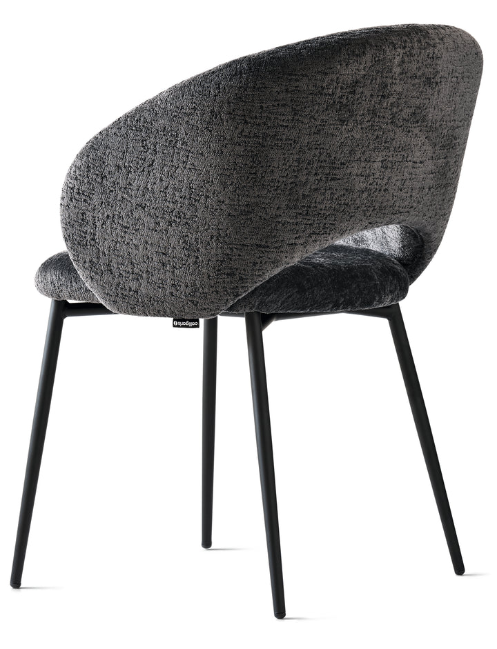 Anime Chair Matt Black Anthracite Grey  Calligaris   