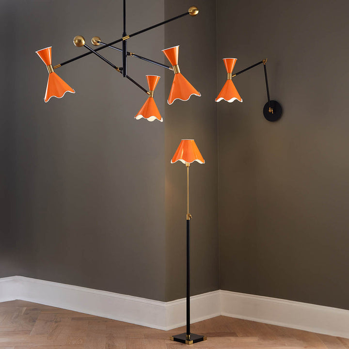 Ripple Articulating Floor Lamp Jonathan Adler