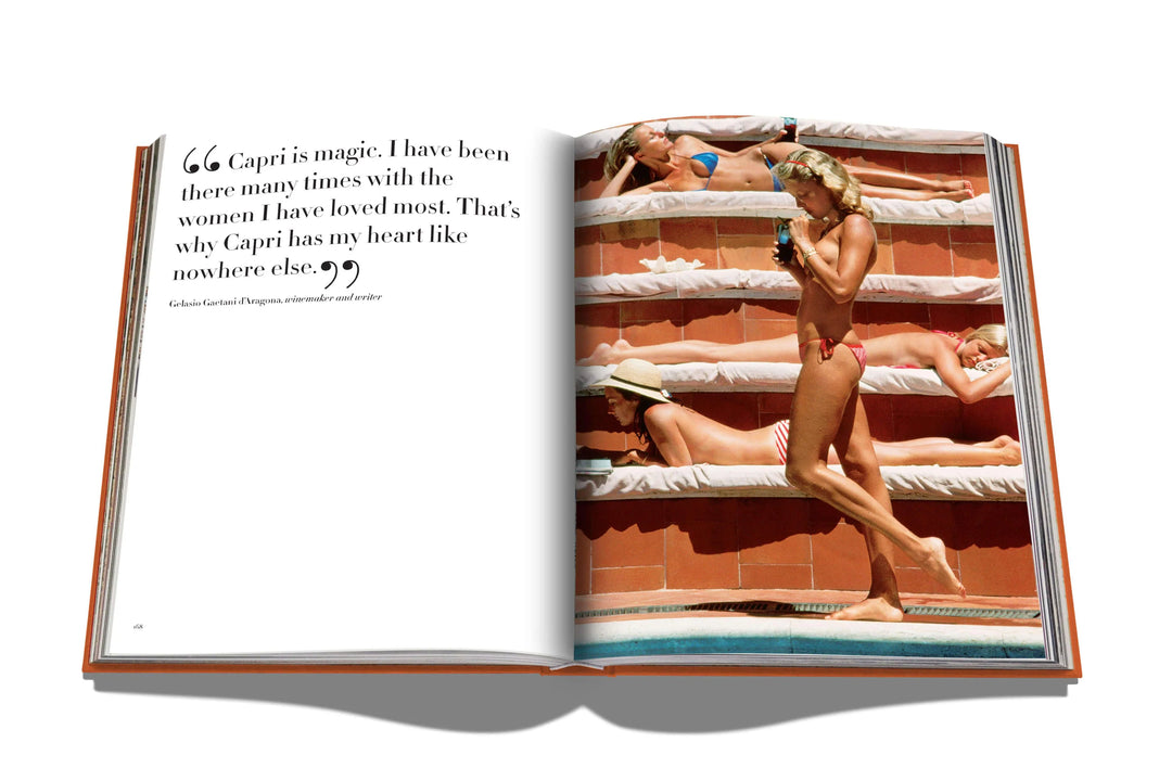 Capri Dolce Vita Book Print Books Assouline   
