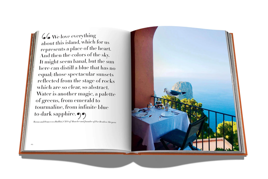 Capri Dolce Vita Book Print Books Assouline   