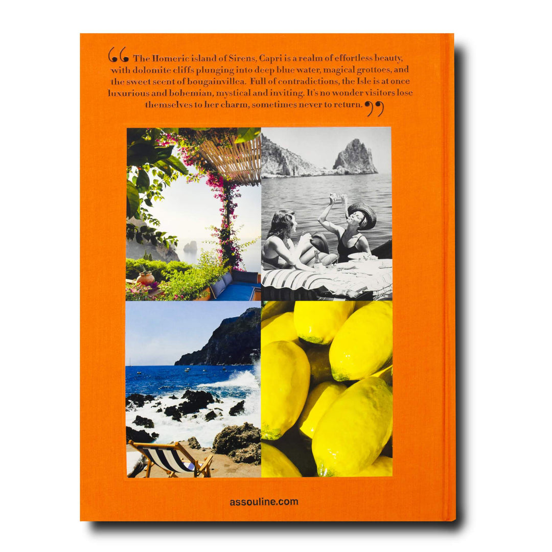 Capri Dolce Vita Book Print Books Assouline   