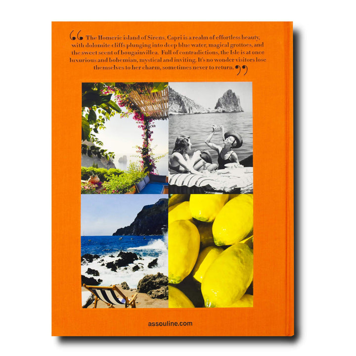 Capri Dolce Vita Book Print Books Assouline   