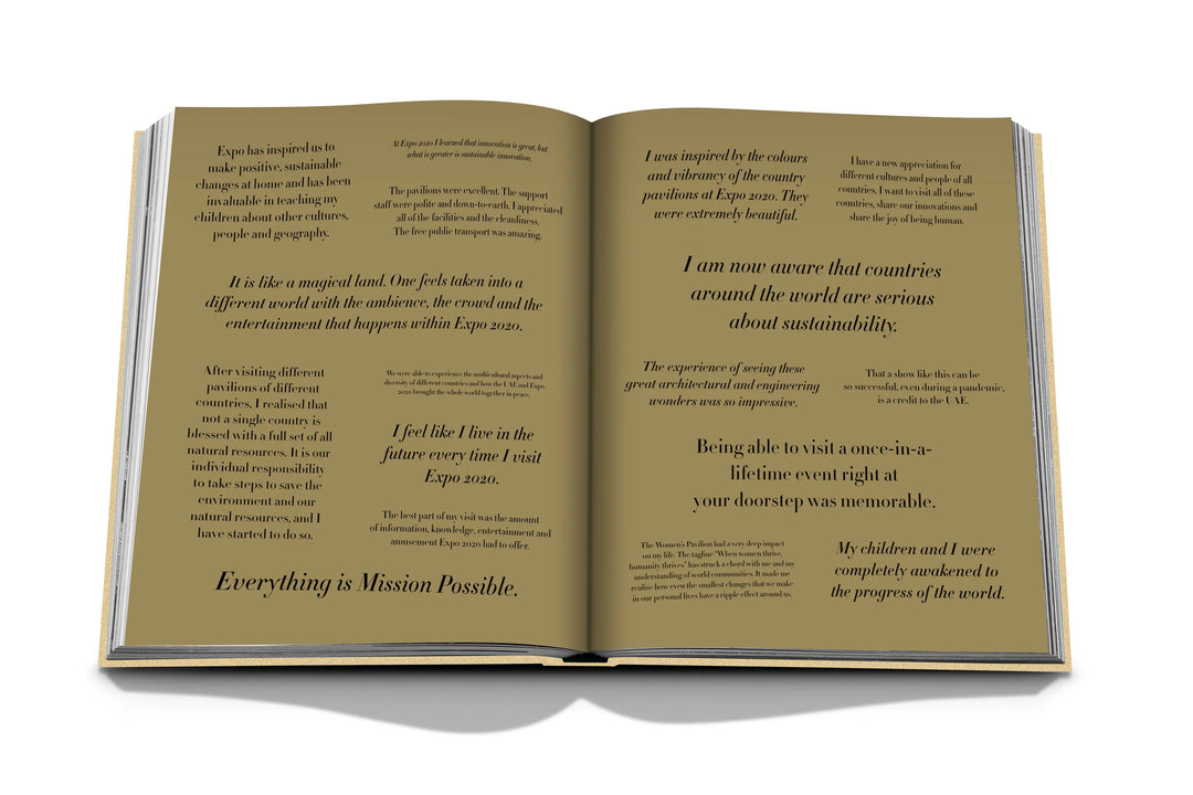 Expo 2020 Dubai: The Definitive Edition Book Print Books Assouline   