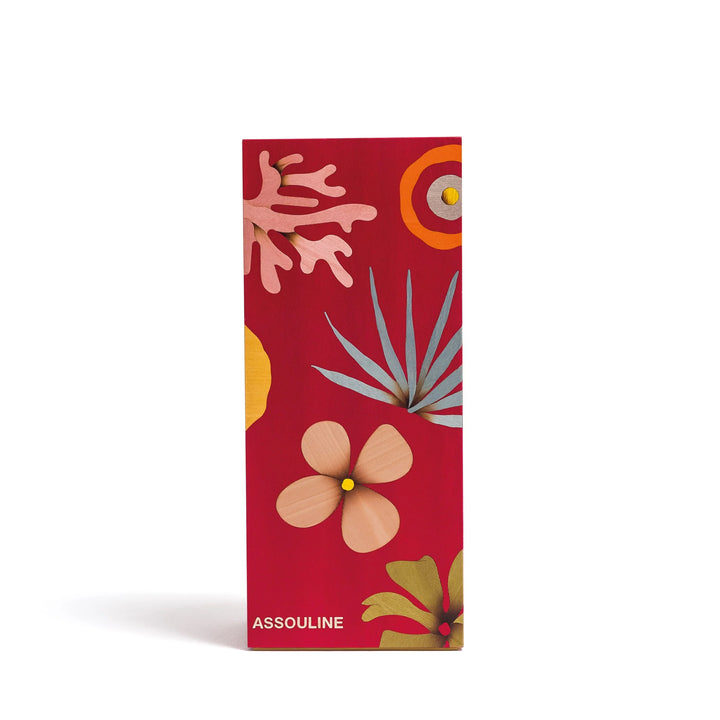Travel From Home Marquetry Bookend Bookends Assouline   