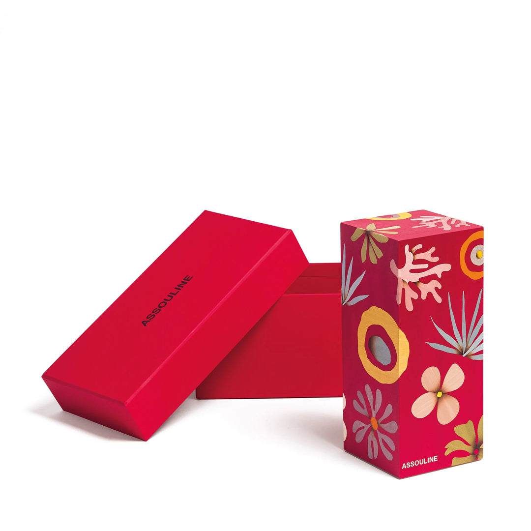 Travel From Home Marquetry Bookend Bookends Assouline   