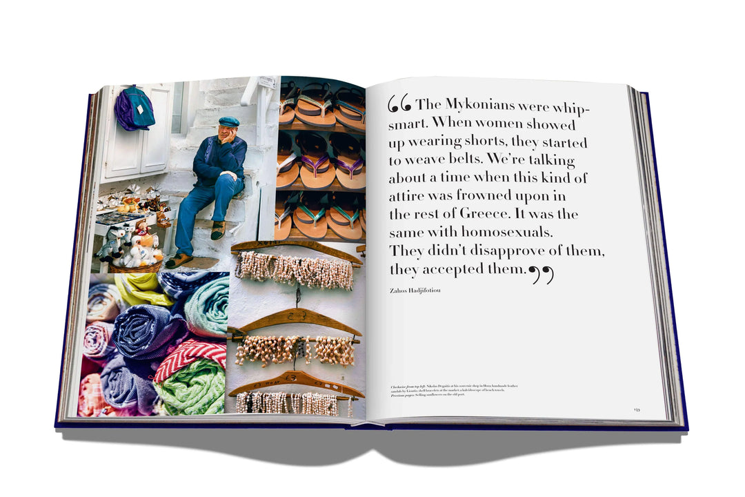Mykonos Muse Book Print Books Assouline   