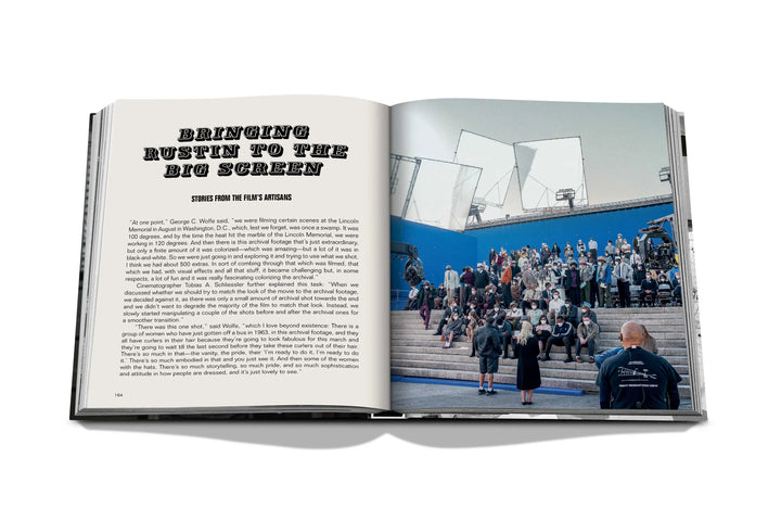 Rustin: A Film by George C. Wolfe Book Print Books Assouline   