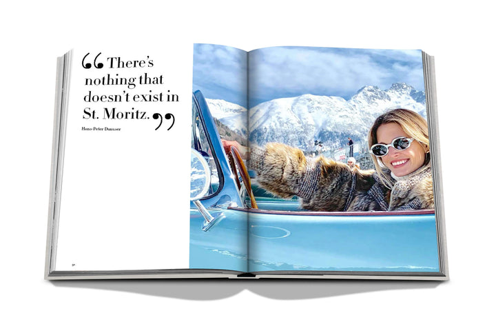St. Moritz Chic Book Print Books Assouline   