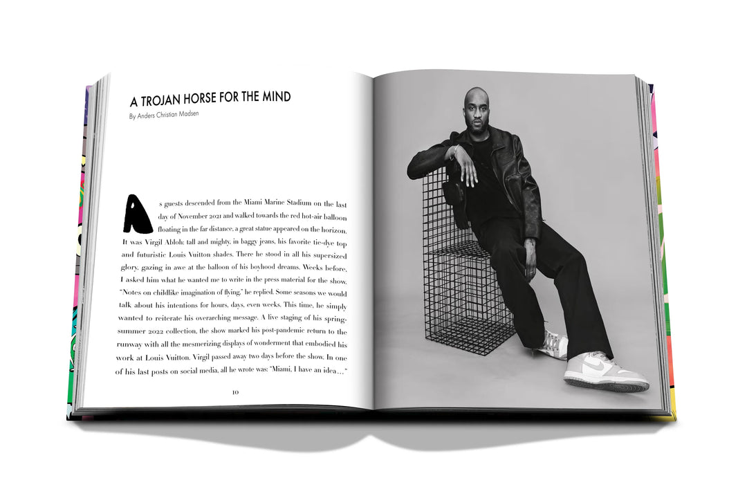 Louis Vuitton: Virgil Abloh (Classic Cartoon Cover) Book Print Books Assouline   