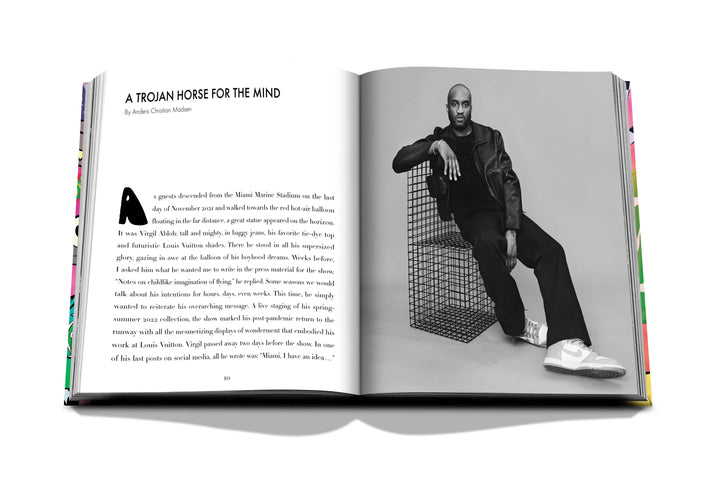 Louis Vuitton: Virgil Abloh (Classic Cartoon Cover) Book Print Books Assouline   