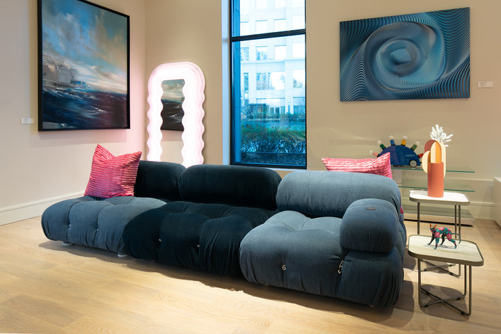 Camaleonda Sofa Sectional Navy Blue Enia & Licata Sofas B&B Italia   