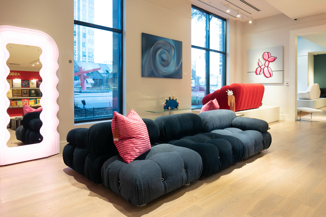 Camaleonda Sofa Sectional Navy Blue Enia & Licata Sofas B&B Italia   