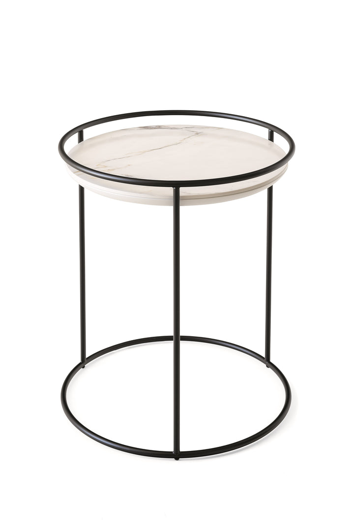 Atollo Round End Table Coffee Table Calligaris