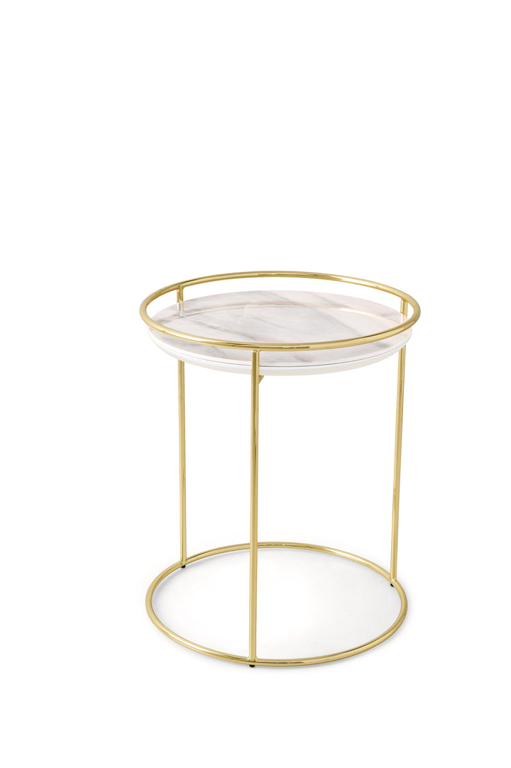 Atollo Round End Table Coffee Table Calligaris