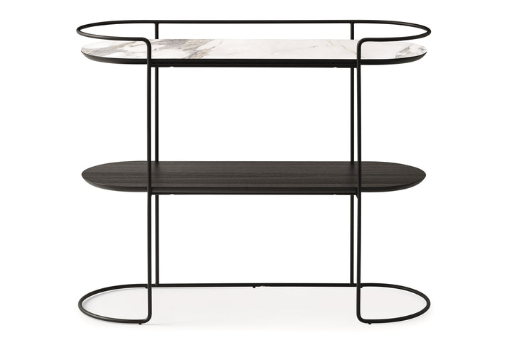 Atollo Console with Elliptical top Table Console Table Calligaris