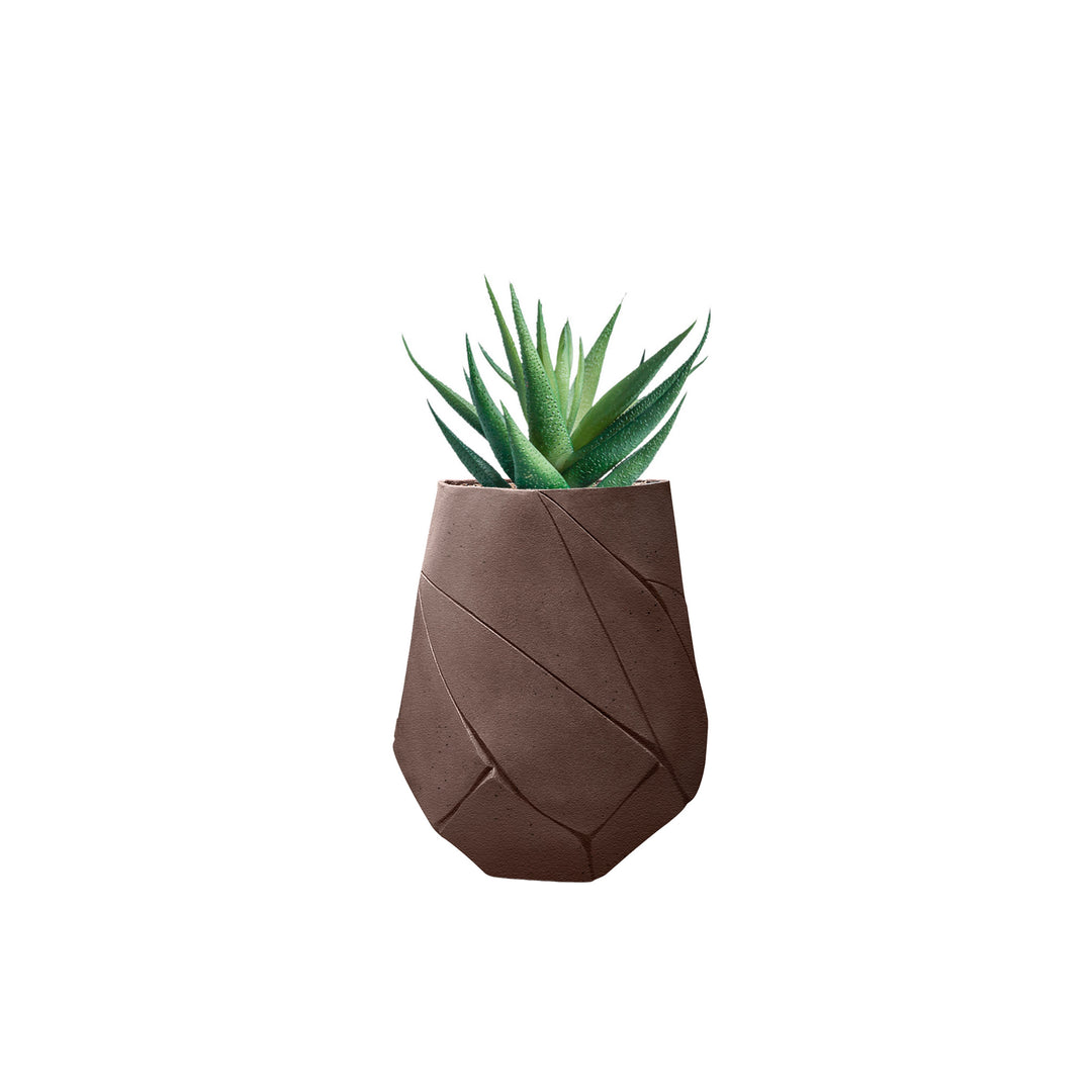 Bhaca Planter – XS Outdoor Planters Indigenus Brown