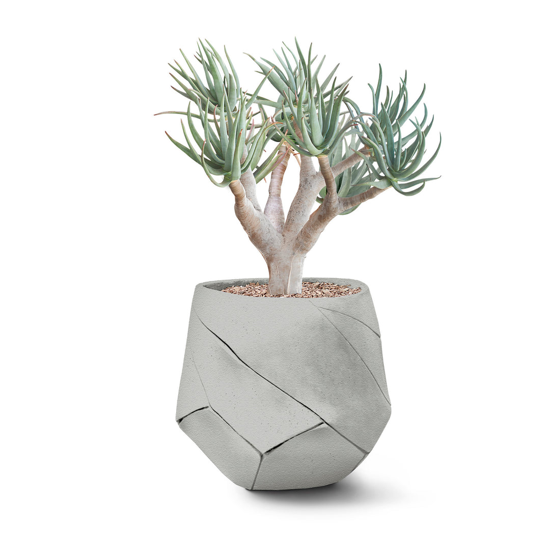 Bhaca Planter – Small Outdoor Planters Indigenus Grey