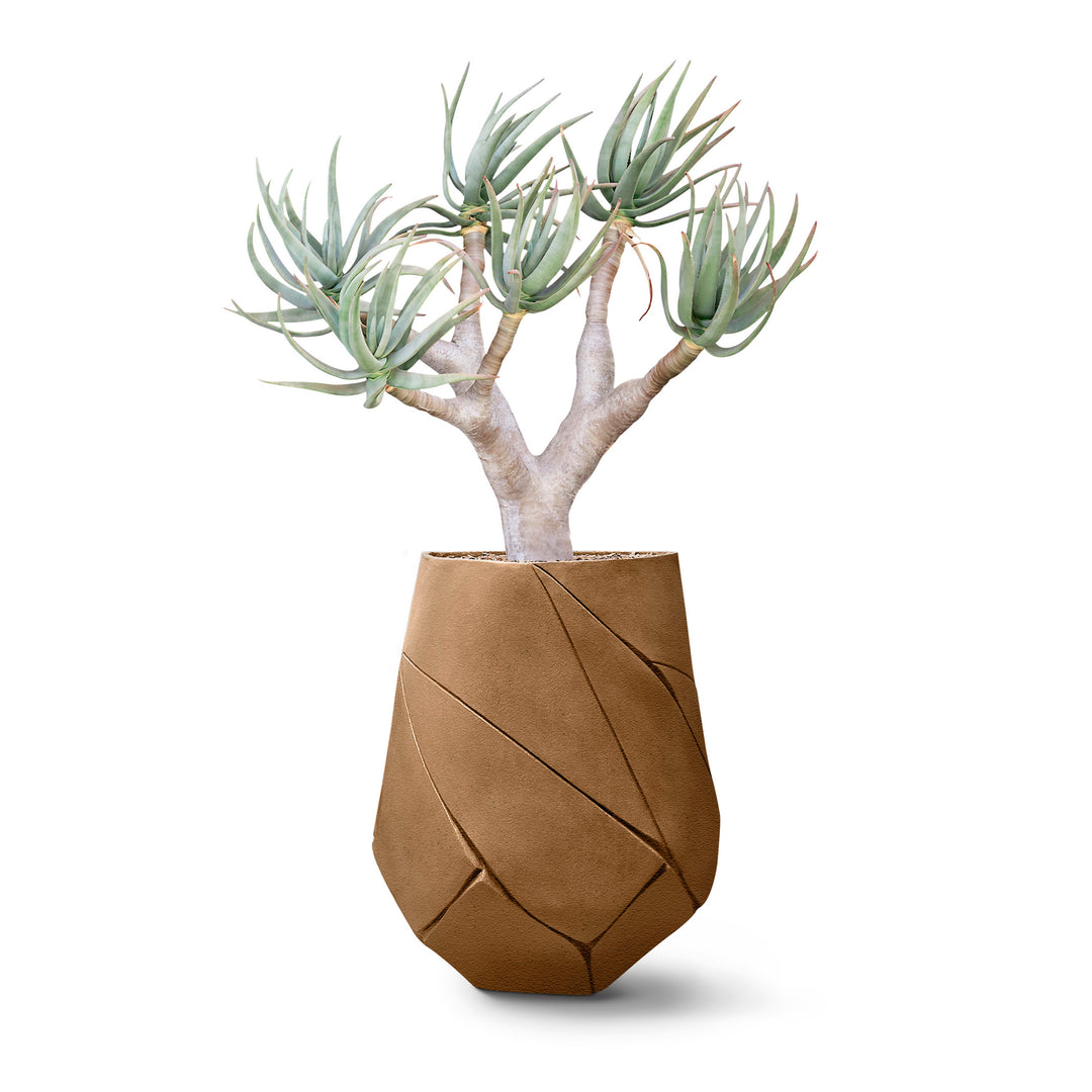 Bhaca Planter – Medium Outdoor Planters Indigenus Nutmeg