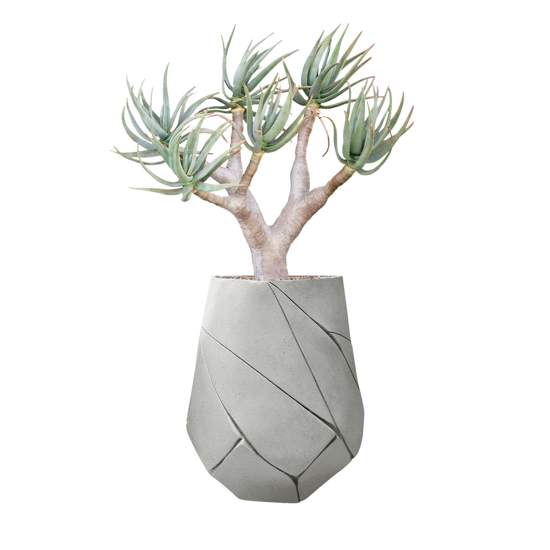 Bhaca Planter – Medium Outdoor Planters Indigenus Grey