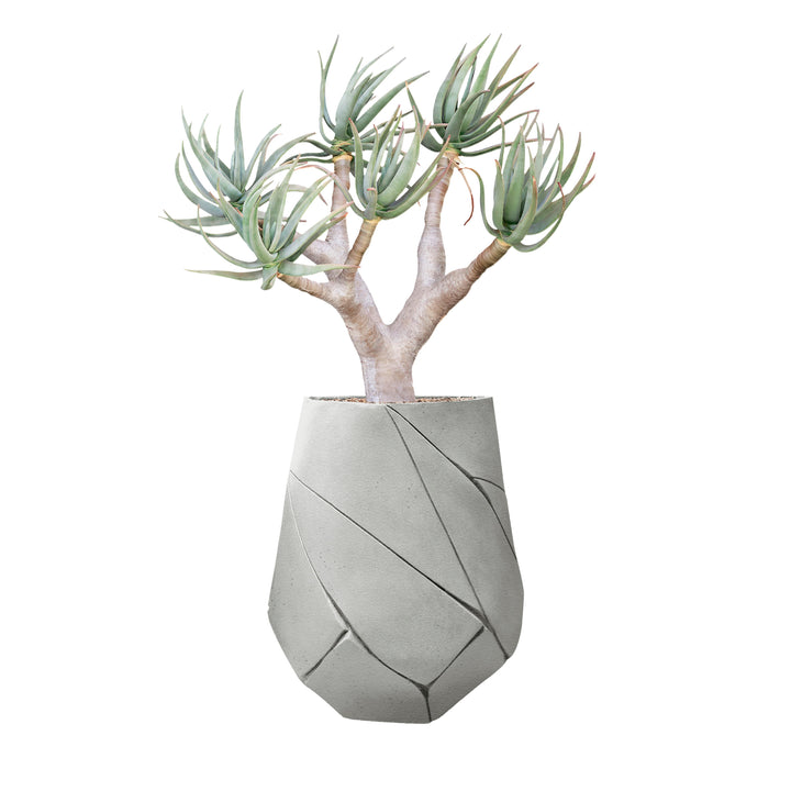 Bhaca Planter – Medium Outdoor Planters Indigenus Grey