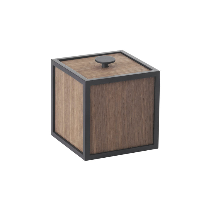 Frame Storage Box Decor Audo Copenhagen Smoke Oak Small: 3.9 in width