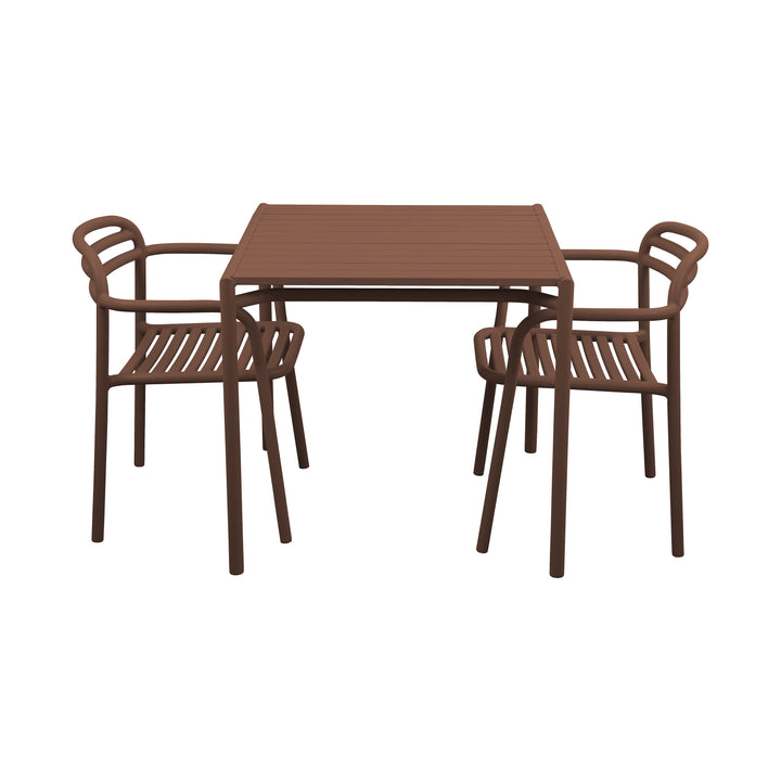 Bliss Outdoor Dining Table Set Outdoor Furniture Cane-line
