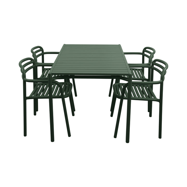 Bliss Outdoor Rectangular Dining Table Set Outdoor Furniture Cane-line