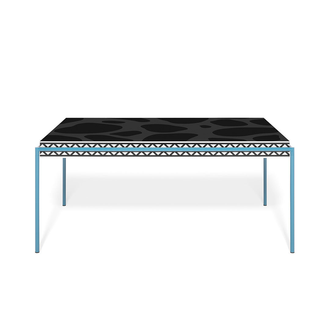 BURGUNDY Table Dining Table Memphis Milano