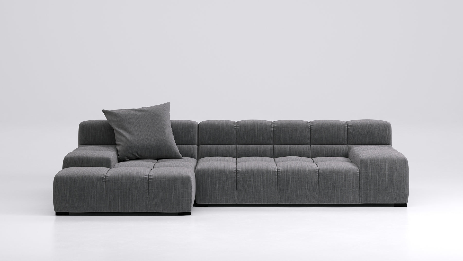 Tufty-Time Sofa Sectional Astro Grey – Italian Luxury Interiors