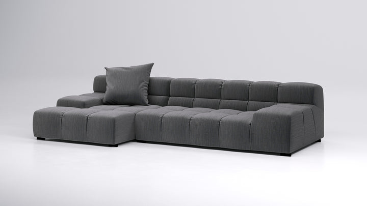 Tufty-Time Sofa Sectional Astro Grey Sofas B&B Italia