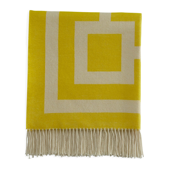 Nixon Baby Alpaca Throw Jonathan Adler Yellow