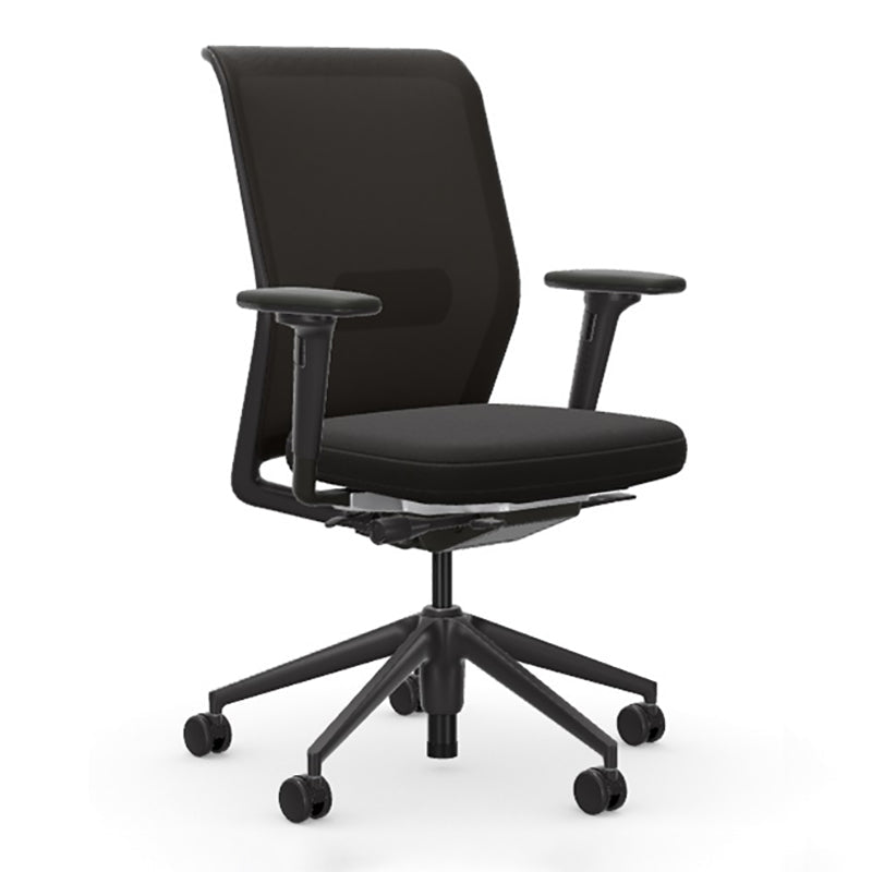 ID Mesh Office Chair Chairs Vitra Basic Dark Plastic Plano Nero Silk Mesh