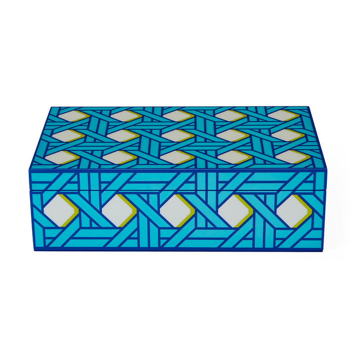 Medium Basketweave Lacquer Box Jonathan Adler Default Title
