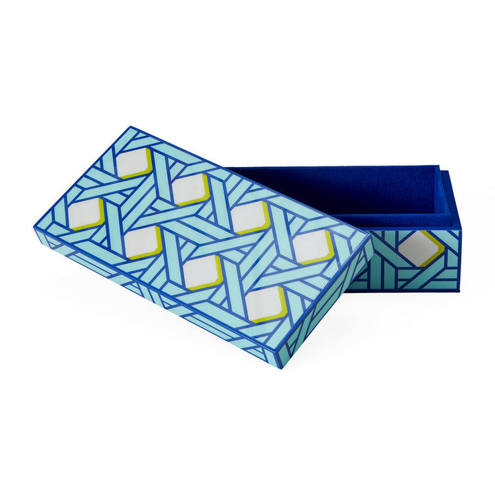 Small Basketweave Lacquer Box Jonathan Adler