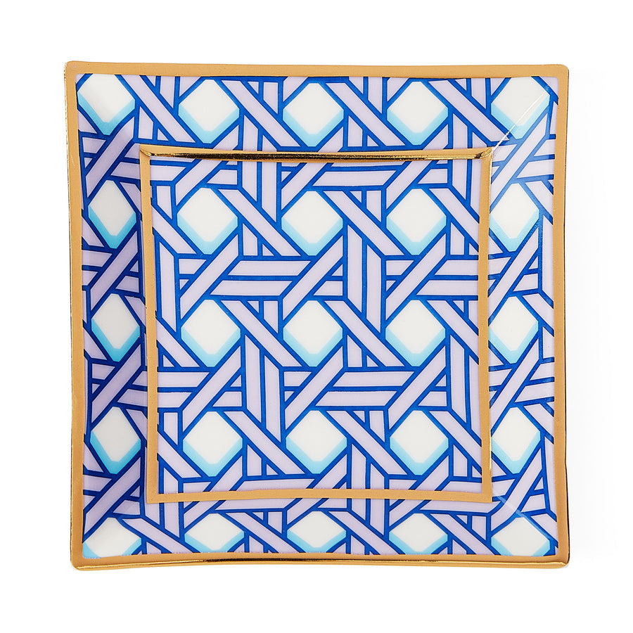 Basketweave Square Tray Jonathan Adler Default Title
