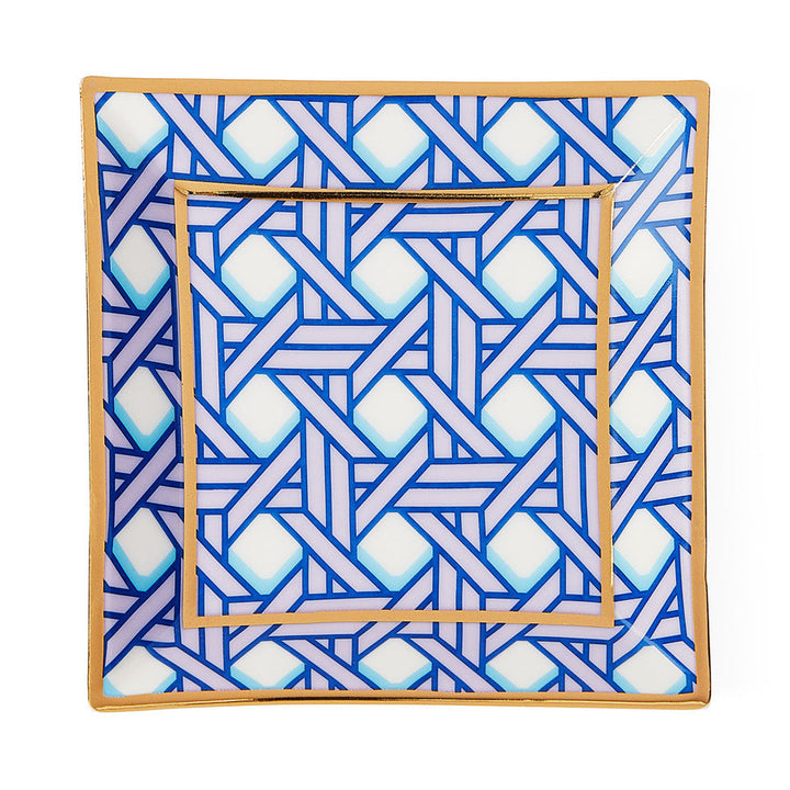 Basketweave Square Tray Jonathan Adler Default Title