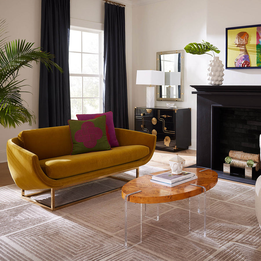 Beaumont 64" Settee Jonathan Adler